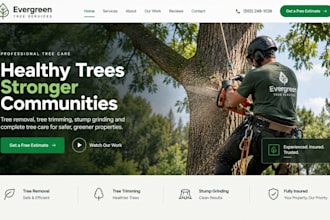 build squarespace arborist website tree service site tree removal trimm website