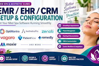 setup optimantra aesthetix zenoti vagaro aestheticspro patientnow remedly moxie