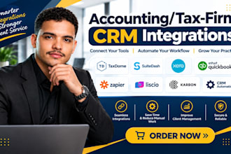 integrate taxdome suitedash xero quickbooks zapier liscio karbon crm automation