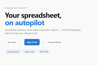 automate your google sheets with apps script