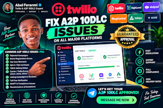 fix your a2p 10dlc rejection on twilio, gohighlevel or ringcentral