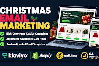 do christmas black friday email marketing klaviyo email campaign automation