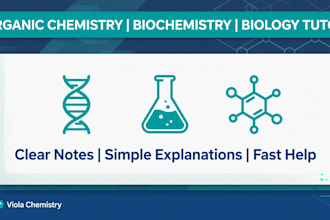 be your organic chemistry, biochemistry, and biology tutor