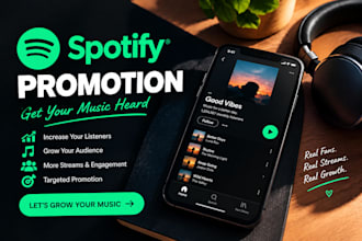 spotify music promotion, album promotion, spotify track music organic growth