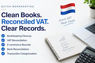 fix your messy dutch bookkeeping, reconcile vat and make your ecommerce records
