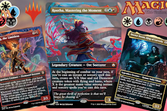 design custom mtg cards, commander edh, tcg card, fantasy card illustration