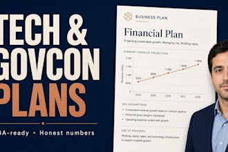 write a technology or government contracting business plan