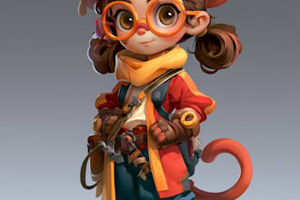 draw 2d game character or 2d game character