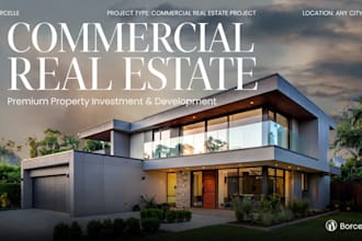 design commercial real estate pitch deck property overview investor slides