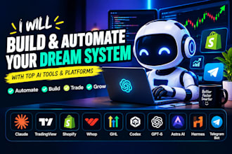 claude code tradingview codex gpt6 astra ai hermes telegram bot shopify whop ghl
