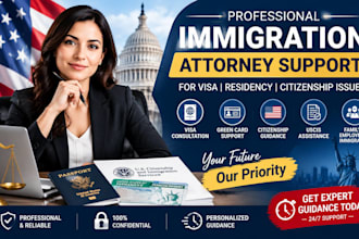 provide professional immigration attorney support for visa residency and citizen