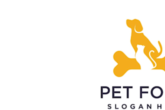 create modern and amazing dog logo design