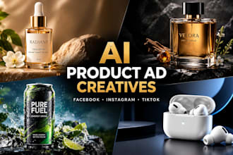 create ai product ad creatives facebook instagram tiktok ads