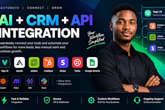 integrate vapi ai apollo stripe hubspot jobber google sheet slack twillo paddle