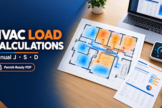 do manual j heat loss and hvac load calculations for permit