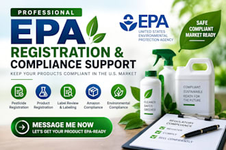 provide epa pesticide registration, epa compliance and USA product approval