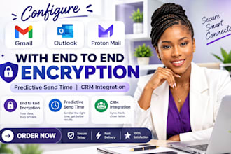 configure gmail outlook proton mail with end to end description predictive send