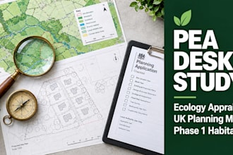 draft UK preliminary ecological appraisal desk study pea