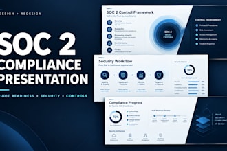 design and redesign soc 2 compliance and audit readiness presentations