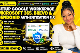 setup google workspace microsoft 365 brevo and sendgrid authentication fix
