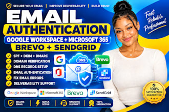 setup google workspace microsoft 365 brevo and sendgrid authentication fix