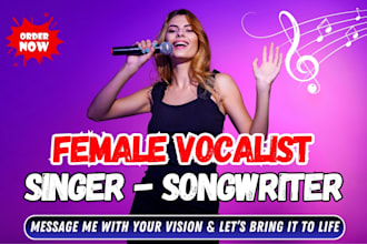 female singer songwriter female pop singer, edm pop singer female edm pop vocals