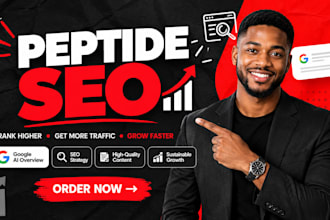 peptide SEO content strategy compound free google ai overview ranking growth