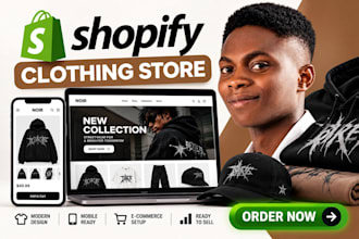 design streetwear website clothing website y2k shopify website clothing brand
