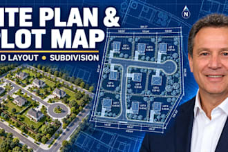 create property site plans, plot maps, land layouts and subdivision maps