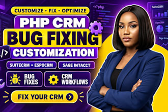 customize bug fixing PHP suitecrm espocrm sageintact