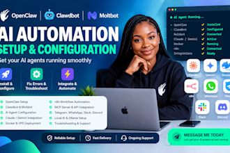 setup open claw clawdbot setup moltbot ai automation and n8n automation