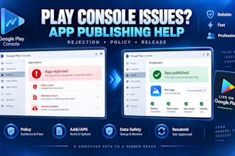 fix google play console rejection policy violations publishing issues