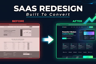 redesign your saas website ui ux in figma for higher conversion and growth