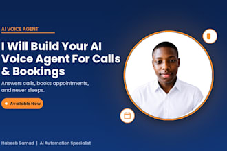 an ai voice agent for calls and appointment booking