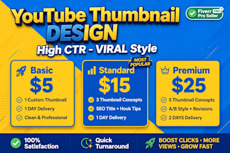 design viral mrbeast style youtube thumbnail with high ctr