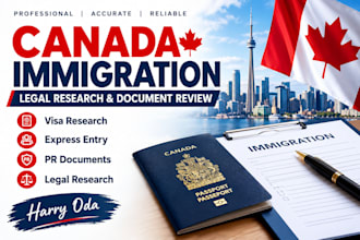 research canadian immigration law, visa, PR, express entry and immigration docs