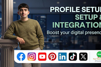 set up your social media pages