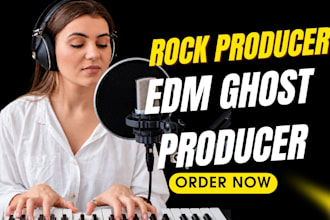 record female vocals, edm ghost producer, melodic techno rock producer