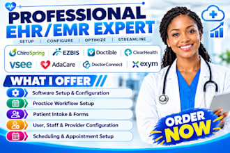 chirospring ezbis software doctible clear health vsee adacare doctorconnect exym