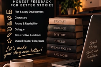 beta read your book and provide detailed feedback