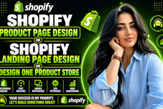 design redesign shopify product page, shopify landing page by gempages, pagefly