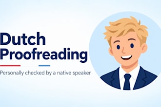 proofread and edit your dutch text