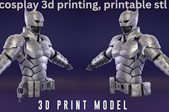 split and prepare your cosplay stl for 3d printing