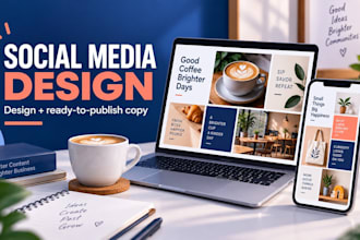 design a social media post with ready to publish copy