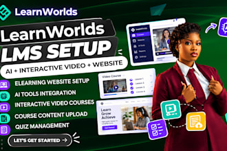 setup learnworlds ai interactive video course integration learnworlds website