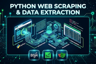 build a custom python web scraper, crawler, or automation script