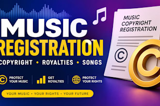 register your songs for copyright and music royalties