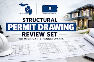do structural permit drawing review set for michigan and pennysylvania
