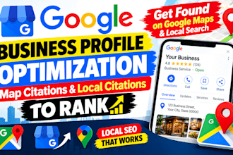 optimize google business profile and build 1000 local map citation for gmb seo