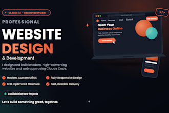 design and build a claude ai website using claude code